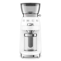 Molinillo Smeg CGF03WHEU Blanco 240 g Fresa cónica Acero inoxidable