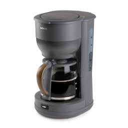 Cafetera de Goteo Domo Wood You DO754K 1,25L 10 Tazas Antigoteo Autoapagado