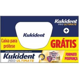 Kukident Pro Ultimate Creme Adesivo Sem Sabor 57g com Caixa