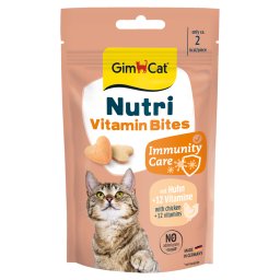 GimCat Nutri Vitamin Bites con pollo - 40 g