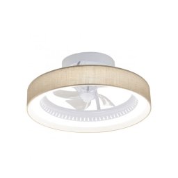 Ventilador de techo Lampara Tulipa Saco Oscuro Serie Arcod