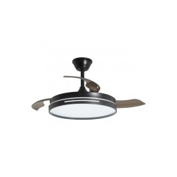 Ventilador de techo Negro con Led Palas de 91 Serie Togog