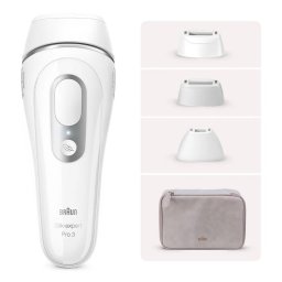 Depiladora Braun Silk-expert Pro 3 PL3230 blanca con funda y 3 cabezales