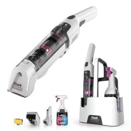 Aspiradora de Mano sin Cables Shark HX100EUT 100W Seco y Húmedo Filtro Lavable 0,14L Negro Rosa Blanco