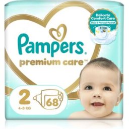 Premium Care Size 2 Pañales Desechables 4-8 Kg 68 Ud