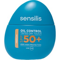 Sensilis Crema solar de tacto seco Oil Control SPF50 40mL Medium Tinted SPF50+