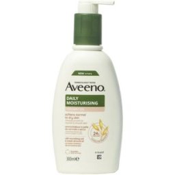 Aveeno Aceite cremoso hidratante diario para pieles sensibles y secas 300mL