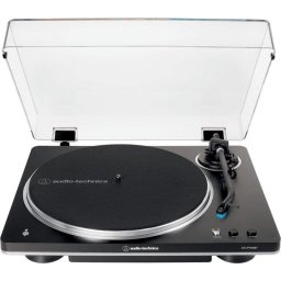 Tocadiscos Audio-Technica AT-LP70XBT Bluetooth Tracción por correa automático negro y plata