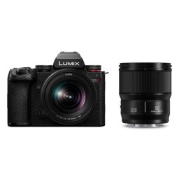 Cámara Mirrorless Panasonic Lumix S5II 24.2MP 12000x8000mm Sensor Full-Frame WiFi Bluetooth + Objetivo S 20-60mm F3.5-5.6 y 50mm F1.8