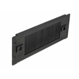 Panel pasacables DeLock 66345 2U con cepillo para armario de red 10