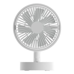 Ventilador Techly IC-FAN-DSK2W mesa blanco 10 velocidades batería