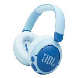 Auriculares JBL Junior 470NC inalámbricos Bluetooth con Cancelación de Ruido, Micrófono y control parental, azul