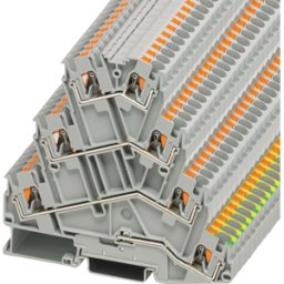 PHOENIX-CONTACT PT 4 PE-3L - Terminal del motor, PT 4-PE/3L gris