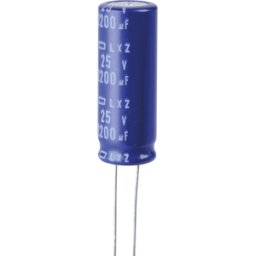 EUROPE CHEMI-CON RAD LXZ 25/2K2 - ELKO, 2200 MICROF, 25 V, 105 °C.