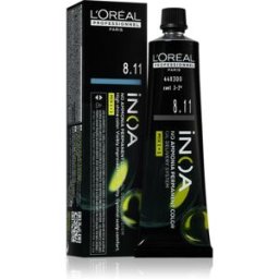 Inoa Tinte Permanente Para Cabello Sin Amoníaco Tono 8.11 60 Ml
