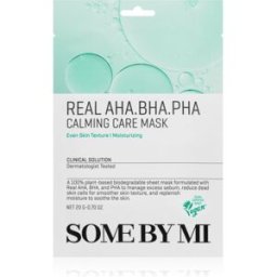 Clinical Solution Aha∙bha∙pha Calming Care Mask Mascarilla Facial Calmante En Forma De Hoja Para Pieles Problemáticas 20 G