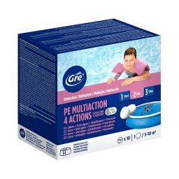Cloro 4 acciones para piscinas desmontables gre