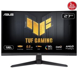 Monitor ASUS TUF Gaming VG27WQ3B 27" Quad HD 180Hz Fast VA Curvo FreeSync HDR10 Altavoces HDMI/DP