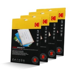 Funda para plastificar Kodak A4 colores surtidos 150 micras KD-LMA4CLR-PK12C, pack 48 unidades