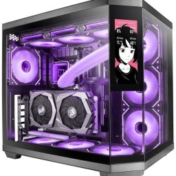 Mars Gaming Mc-3tcorelcd Caja Gaming Atx Pantalla Ips 7.2" Triple Cristal Templado Negro