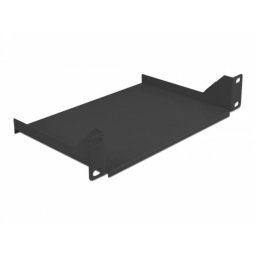 Estante para rack DeLock 66853 1U acero negro para armario de red 10