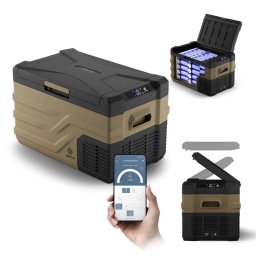Peme Quest 30 Nevera Portátil Con Compresor 26.8l Caqui
