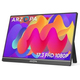Monitor Arzopa A1M 17,3" FullHD 60Hz IPS Portátil Soporte Integrado Altavoces