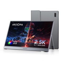 Monitor Arzopa Z3FC 16.1" QHD 180Hz IPS FreeSync HDR10 USB-C Mini HDMI