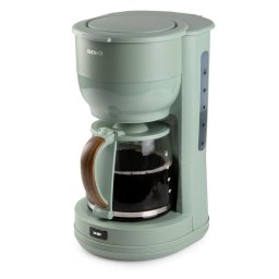 Cafetera de Goteo Domo Wood You DO755K 1,25 L 10 Tazas Antigoteo Verde