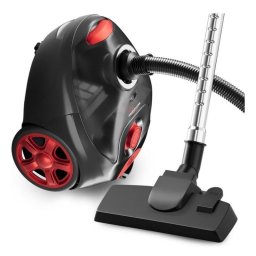 Aspiradora con Bolsa ProfiCare PC-BS 3141 700W Filtro HEPA Capacidad 4,5L Antracita Rojo