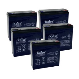 Kit 4 Baterías de plomo AGM KAISE KB1220EV 12V 23Ah