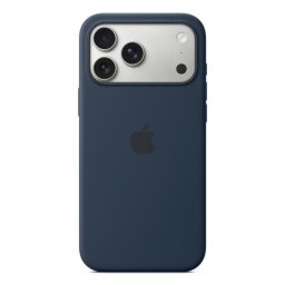 Funda de silicona Apple MagSafe Midnight para iPhone 17 Pro Max, 6.9", microfibra, azul oscuro