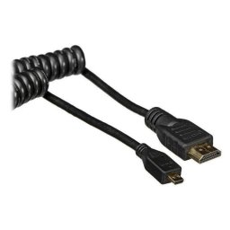 Cable HDMI Atomos ATOMCAB015 0,45 m Micro HDMI tipo D a HDMI tipo A Negro