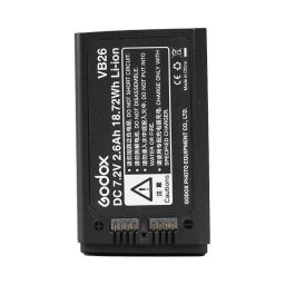 Batería Godox VB-26 Ión de Litio 2600 mAh 7,2 V Negro