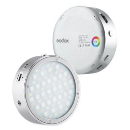 Lámpara LED Godox R1 RGB compacta, 14 efectos, batería 1800 mAh