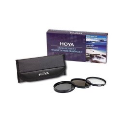 Filtro de lente Hoya DFK52 set 52 mm UV CPL ND8 con estuche