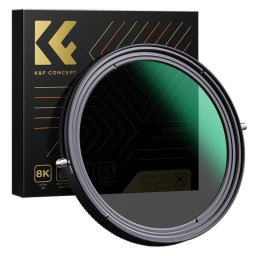 Filtro fotográfico K&F CONCEPT Nano-X 82mm CPL ND2-ND32 2 en 1 multicapa