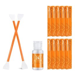 Kit limpieza sensor K&F CONCEPT 10 bastoncillos 16 mm + solución 20 ml