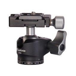 Cabeza para trípode Leofoto LH-25 con placa rápida PU-25 perfil bajo 6 kg