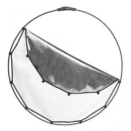 Reflector Manfrotto HaloCompact LL LR3300 82 cm Plata/Blanco Ultraligero