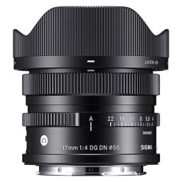 Objetivo Sigma 17mm F4 DG DN Contemporary Montura L Ultra Gran Angular Negro
