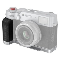 Empuñadura Compacta Smallrig 4555 para Fujifilm X100VI X100V Arca-Swiss Plata