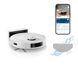 Robot Aspirador y Fregasuelos Bosch BCRC2W Navegación LiDAR 11.000 Pa Control por App