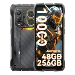 OSCAL Pilot 6 Negro Móvil Rugerizado MIL-STD-810H 108MP Cámara Batería Grande 10000mAh para Trabajo y Outdoor
