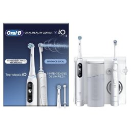Cepillo de Dientes Oscilante Rotativo Oral-B iO6 OxyJet 5 Modos 2 Cabezales Sensor de Presion Bluetooth Temporizador