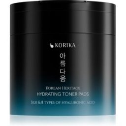 Korean Heritage Silk & 8 Types Of Hyaluronic Acid Hydrating Toner Pads Almohadillas Limpiadoras Con Efecto Humectante 70 Ud