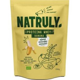Natruly Proteina Whey 72% Banana Bio 350g