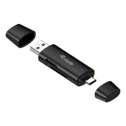Lector de tarjetas Equip 245462 USB 3.2 Type-A/Type-C 5000 Mbit/s Negro
