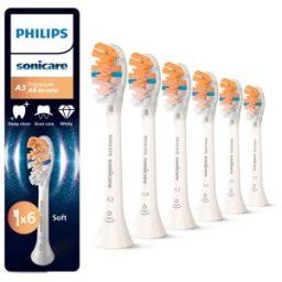 Sonicare Premium All-In-One Hx9096/87 Recambio Para Cepillo De Dientes White 6 Ud