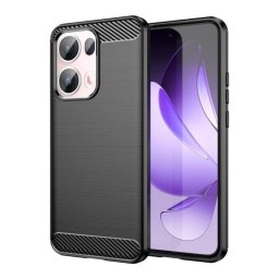 Funda Móvil Fibra de Carbono Silicona Policarbonato Protección Antigolpes Antihuellas